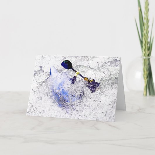 カヤックグリーティングカード カード (正面)