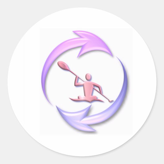 カヤックサイクルデザイン ラウンドシール (正面)