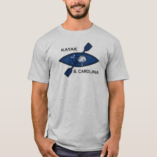 カヤックサウスカロライナ州旗 Tシャツ