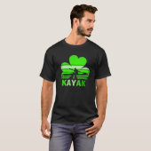 カヤックシャムロックシャツSt patricks day Tシャツ (正面フル)