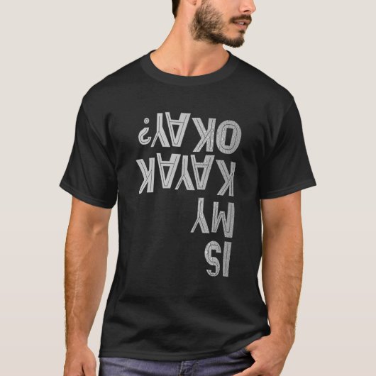 カヤックジョークホワイトウォーターパドリングチーム春休K Tシャツ (正面)