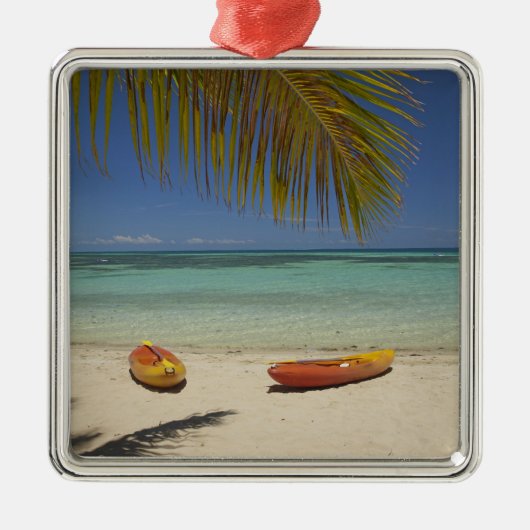 カヤックスオンザビーチプランテーションアイランドリゾート メタルオーナメント (正面)