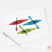 カヤックステッカー 長方形シール (封筒)