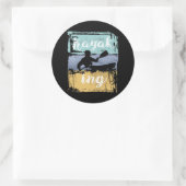 カヤックティー – ヴィンテージレトロカヤック ラウンドシール (バッグ)