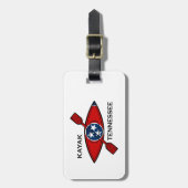 カヤックテネシー国旗 ラゲッジタグ (正面縦)