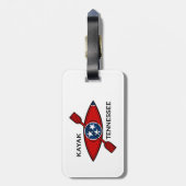 カヤックテネシー国旗 ラゲッジタグ (裏面縦)