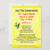 カヤックテーマドパーティの招待状 招待状 (裏面)