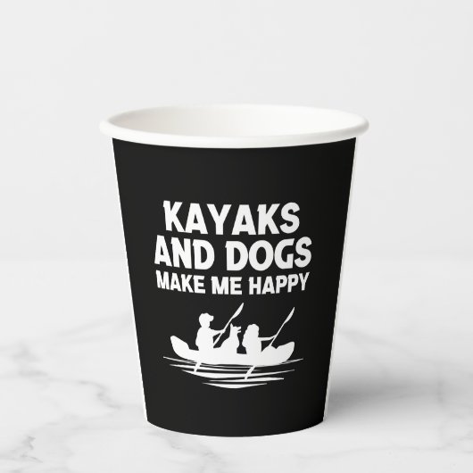カヤックドッグ 紙コップ (正面)