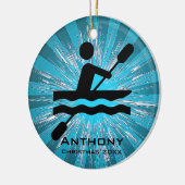 カヤックパーソナライズされたオーナメント セラミックオーナメント (左)