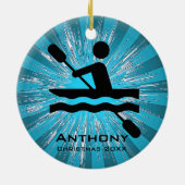 カヤックパーソナライズされたオーナメント セラミックオーナメント (裏面)