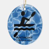 カヤックパーソナライズされたオーナメント セラミックオーナメント (左)