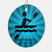 カヤックパーソナライズされたオーナメント セラミックオーナメント (左)