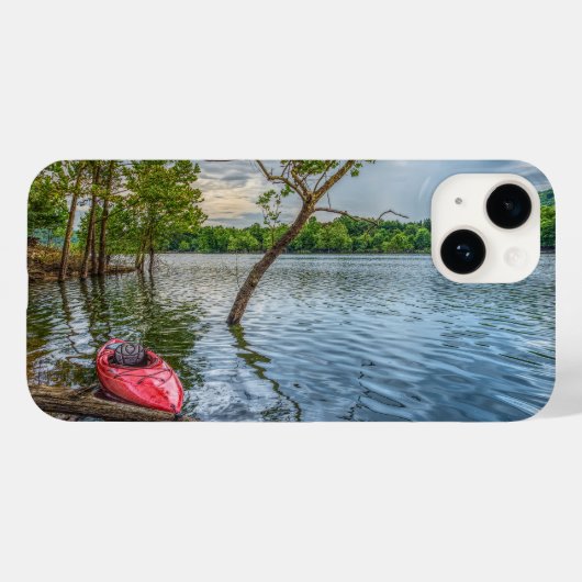 カヤックフローティングOn Table Rock Lake Case-Mate iPhoneケース (裏面 (横))