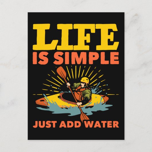 カヤックホビーカヤックライフ ポストカード (正面)