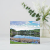 カヤックマーシャル湖 – 境界B.C. ポストカード (スタンド正面)