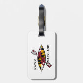 カヤックメリーランド ラゲッジタグ (裏面縦)