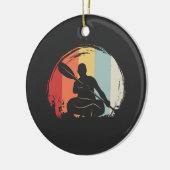 カヤックレトロ セラミックオーナメント (左)