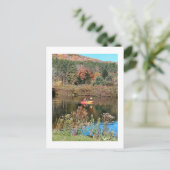 カヤック乗り ポストカード (スタンド正面)