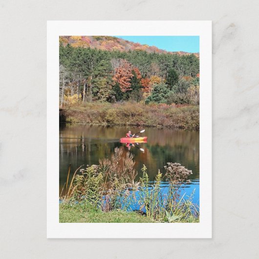 カヤック乗り ポストカード (正面)