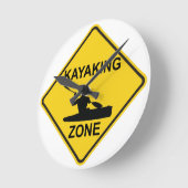 カヤック地帯 ラウンド壁時計 (傾斜)