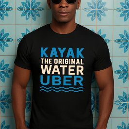 カヤック好きのためのおもしろギフト　パパ・ママのためのプレゼント Tシャツ