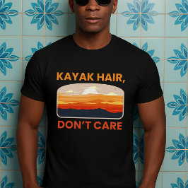 カヤック好きのためのおもしろTシャツ パパ ママ ギフト Tシャツ