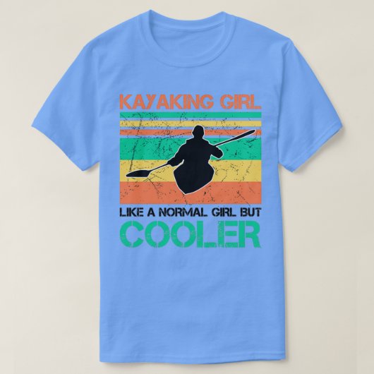 カヤック娘 Tシャツ (デザイン正面)