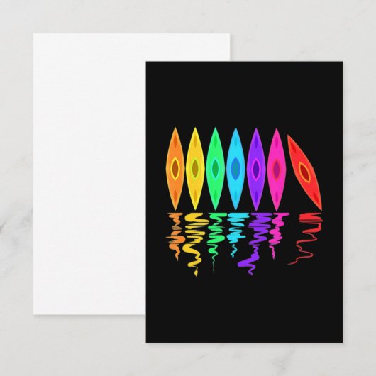 カヤック川 サンキューカード (正面/裏面)