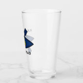 カヤック州旗 タンブラーグラス (左)