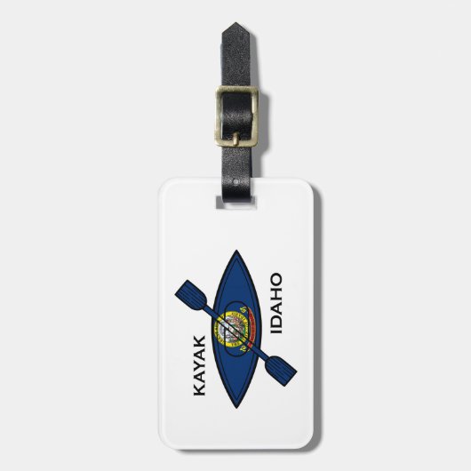 カヤック州旗 ラゲッジタグ (正面縦)