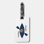 カヤック州旗 ラゲッジタグ (裏面縦)