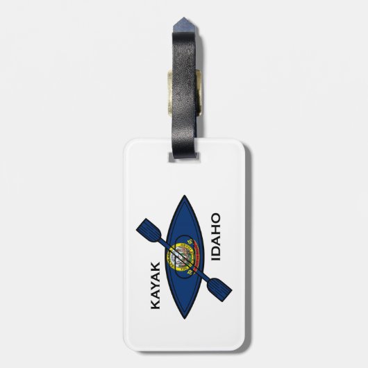 カヤック州旗 ラゲッジタグ (裏面縦)