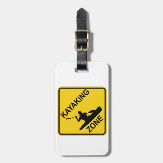 カヤック帯 ラゲッジタグ (正面縦)