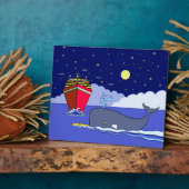 カヤック救大尉バイクジラ フォトプラーク (側面)