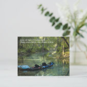 カヤック春はがき ポストカード (スタンド正面)