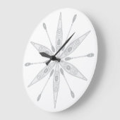 カヤック時計 ラージ壁時計 (傾斜)