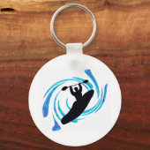 カヤック次の渦 キーホルダー (正面)