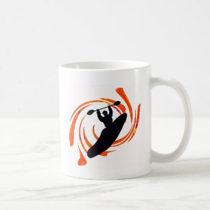カヤック水上昇 コーヒーマグカップ