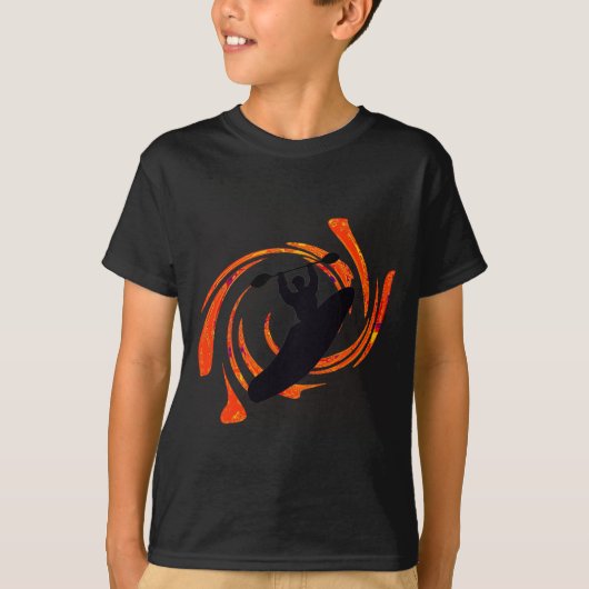 カヤック水上昇 Tシャツ (正面)