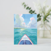 カヤック水彩 ポストカード (スタンド正面)