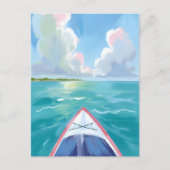 カヤック水彩 ポストカード (正面)