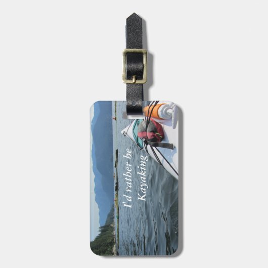 カヤック海 ラゲッジタグ (正面縦)