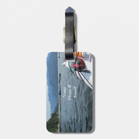 カヤック海 ラゲッジタグ (裏面縦)