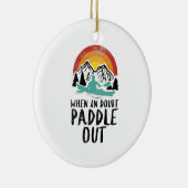 カヤック自然レトロ セラミックオーナメント (右)