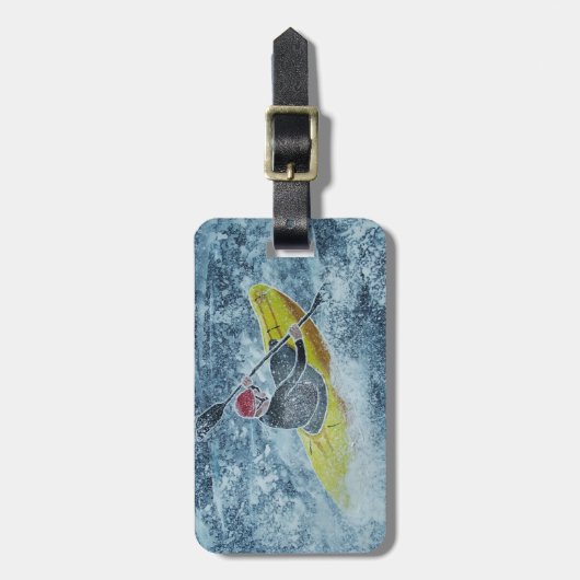 カヤック荷物タグ ラゲッジタグ (正面縦)