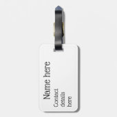 カヤック荷物タグ ラゲッジタグ (裏面縦)