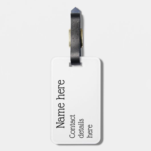 カヤック荷物タグ ラゲッジタグ (裏面縦)