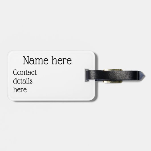 カヤック荷物タグ ラゲッジタグ (裏面横)