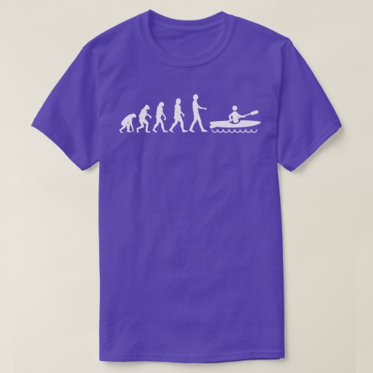 カヤック進化1 Tシャツ (デザイン正面)