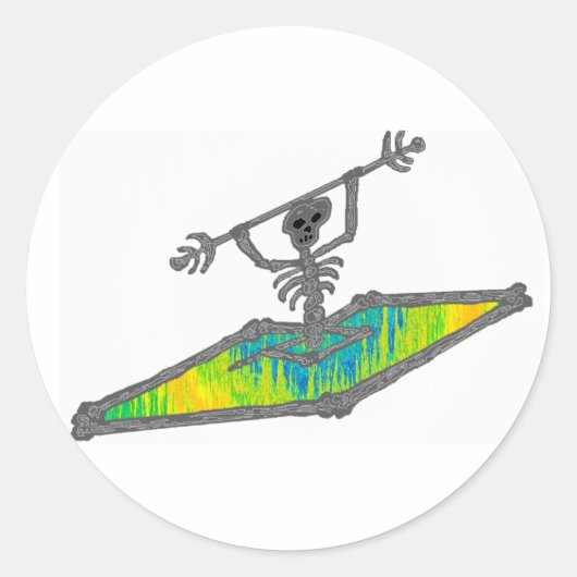 カヤック骨波長 ラウンドシール (正面)